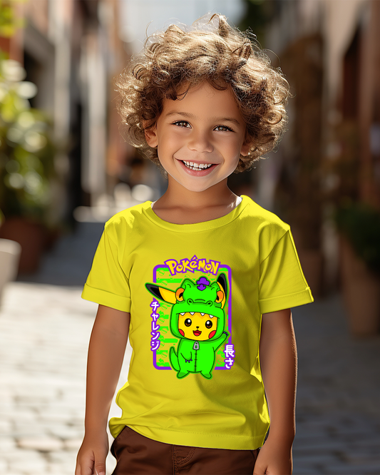Polera Pokémon - Pikachu y Reptar