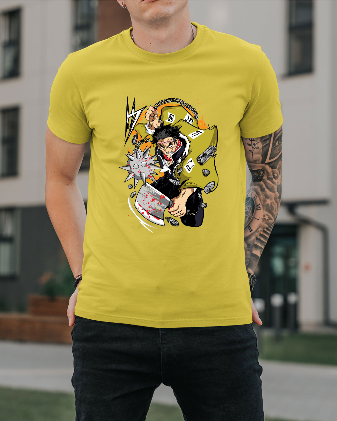 Anime - Demon Slayer - Pilar de Roca