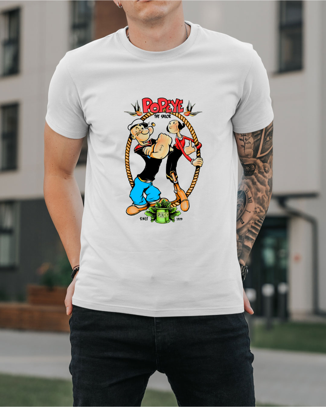 Cartoon Popeye El Marino – Flag22 Store - Main Image