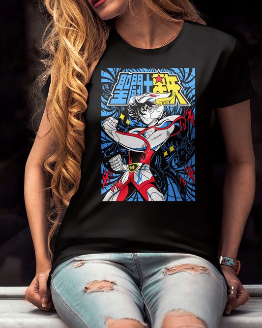 Polera Caballeros del Zodiaco - Seiya Pegaso