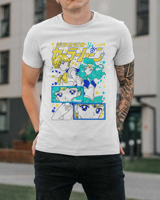 Polera Sailor Moon - Sailor Urano y Seilor Neptuno