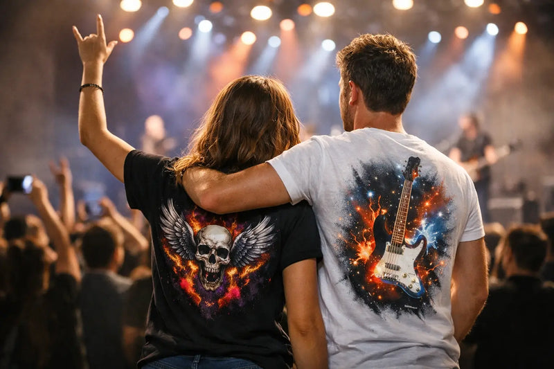 Poleras para conciertos personalizadas que destacan