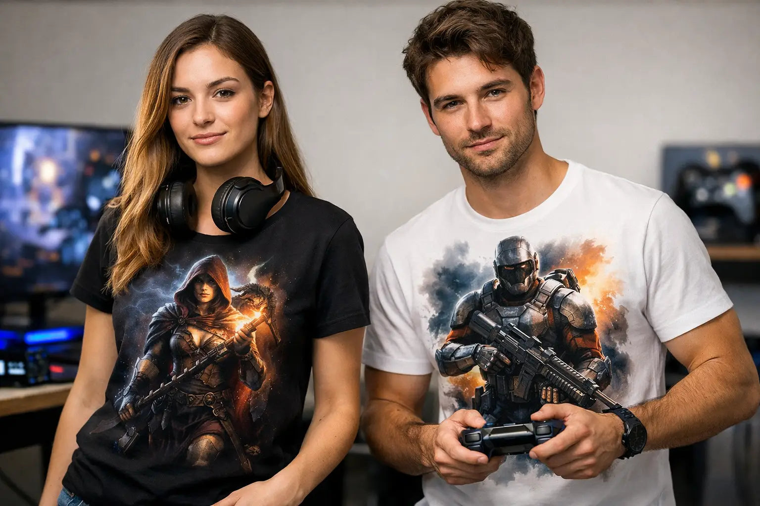 Poleras de videojuegos gamer con estilo real