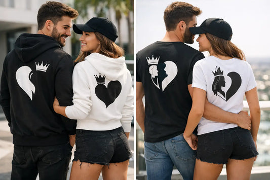 Ropa personalizada para parejas con estilo