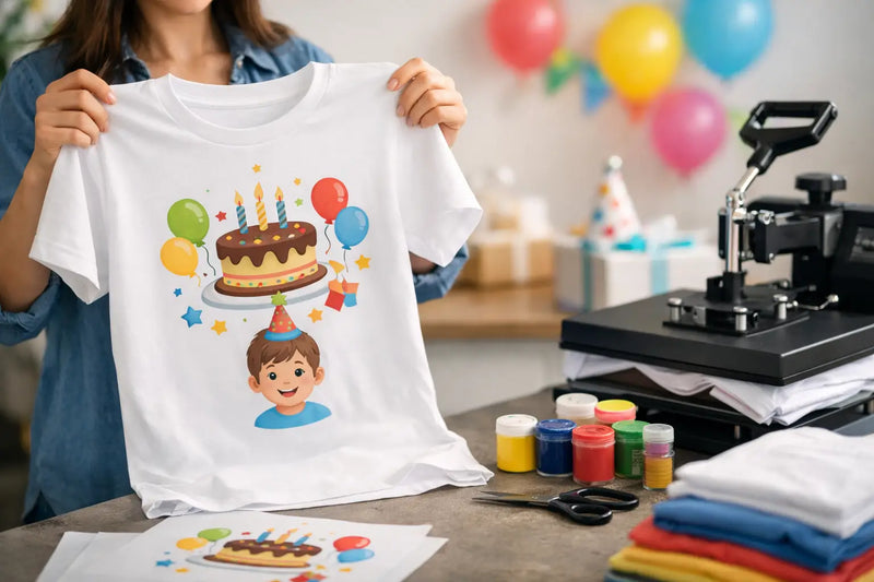 Cómo personalizar polera para cumpleaños