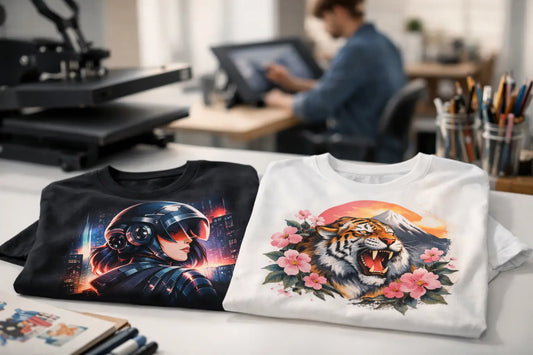 Poleras personalizadas con ilustración que destacan