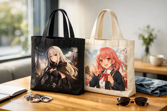 Bolsas tote de anime con estilo real