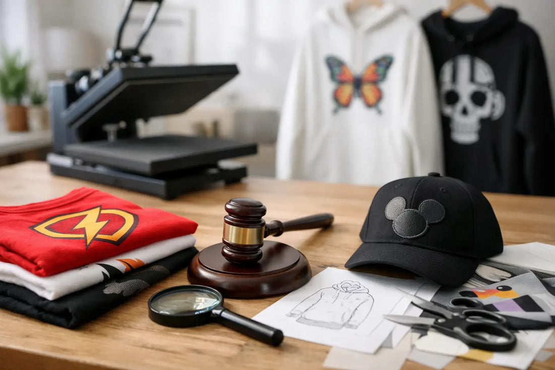 Copyright en ropa personalizada: qué se puede usar