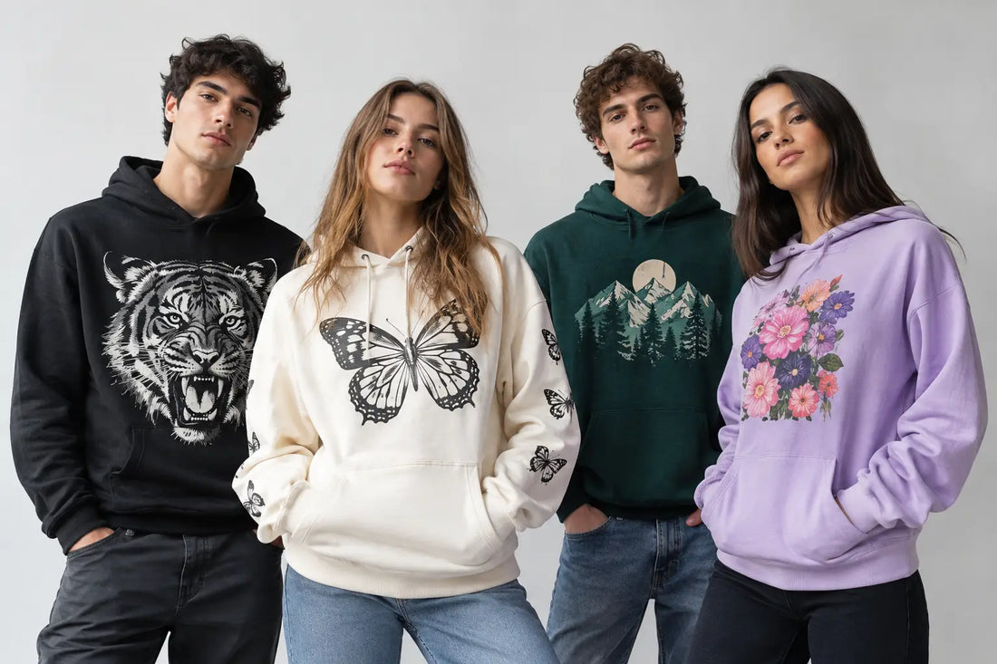 Guía de estampados para polerones con actitud