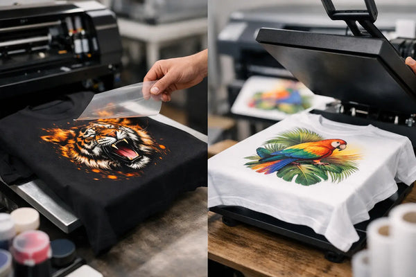 DTF versus sublimación textil: cuál conviene