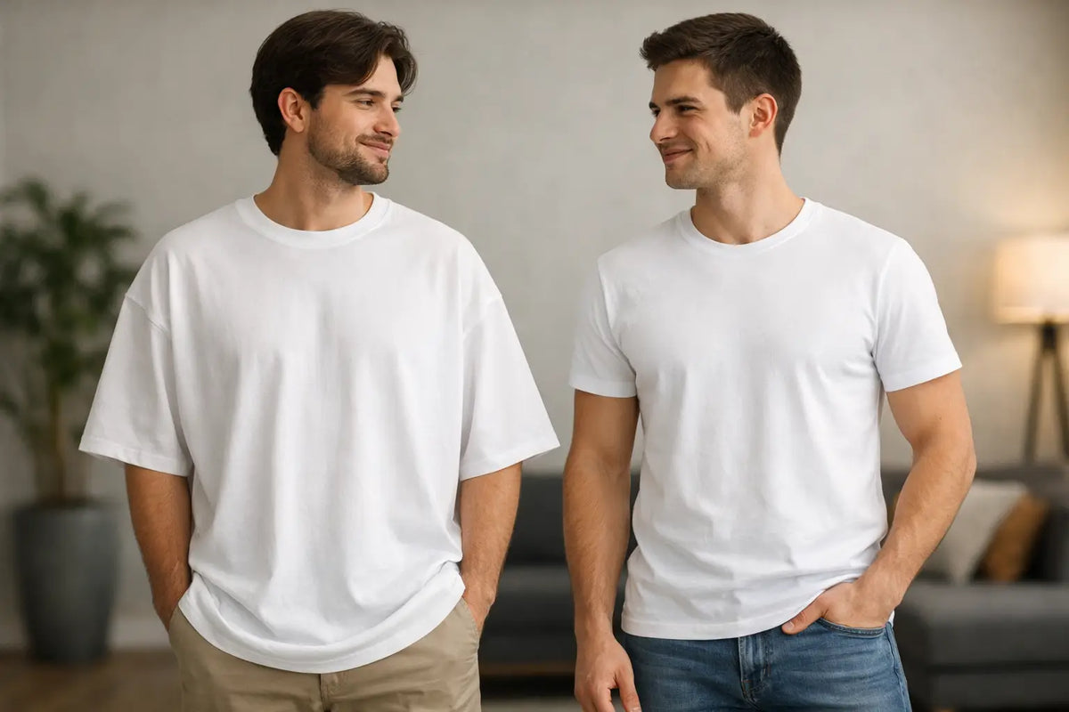 Polera oversized vs regular fit: cuál te queda