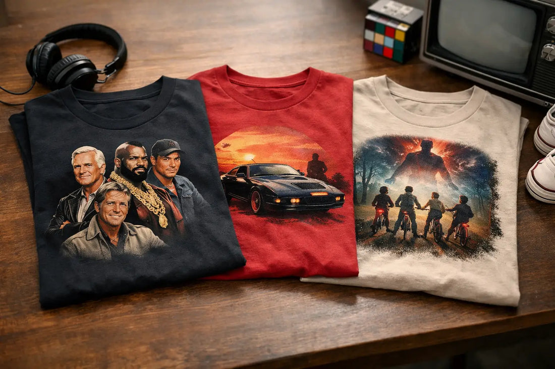 Poleras de series retro que sí valen la pena