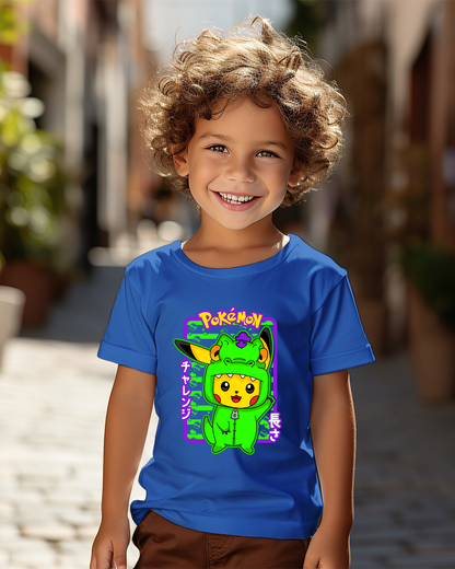 Polera Pokémon - Pikachu y Reptar