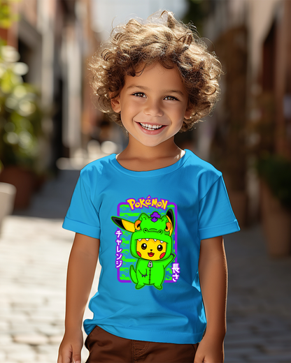 Polera Pokémon - Pikachu y Reptar