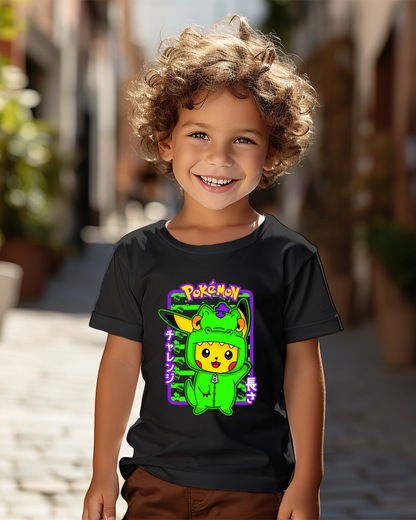Polera Pokémon - Pikachu y Reptar