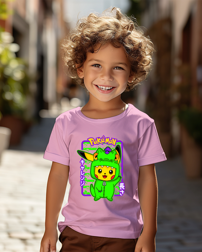Polera Pokémon - Pikachu y Reptar