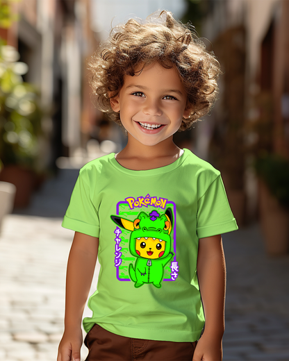 Polera Pokémon - Pikachu y Reptar