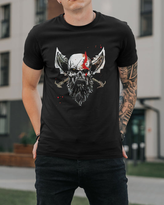 Polera God of War - Craneo Kratos