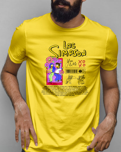 Polera  Los Simpsons - Tu y Yo
