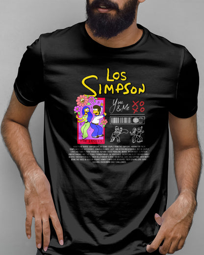 Polera  Los Simpsons - Tu y Yo