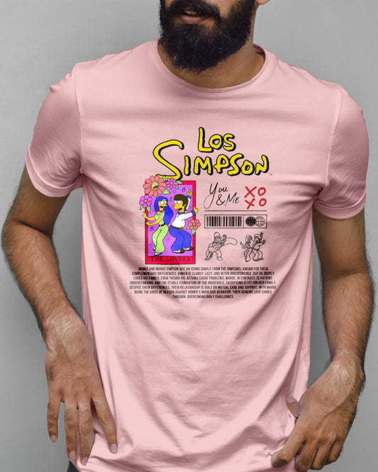 Polera  Los Simpsons - Tu y Yo