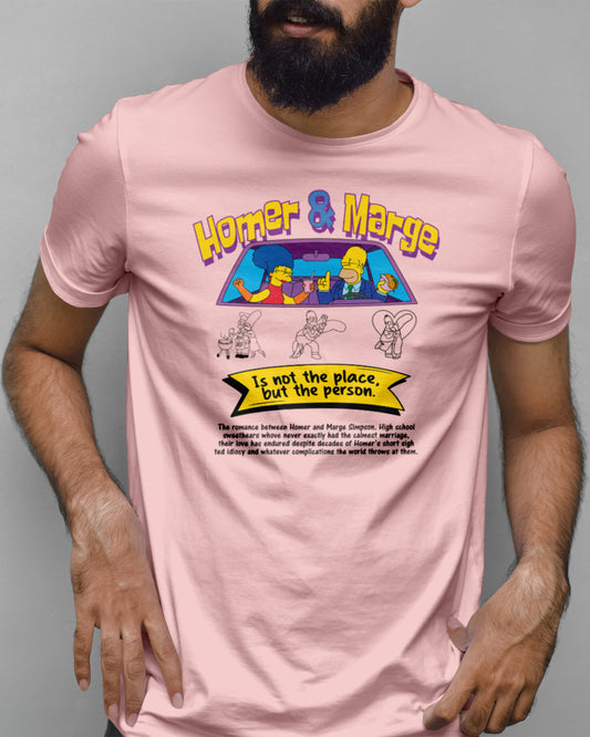 Cartoon - Los Simpsons - Homero y Marge