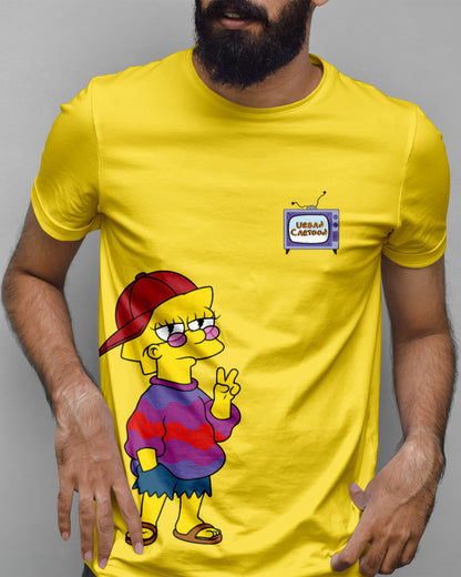 Polera  Los Simpsons - Lisa Simpsons