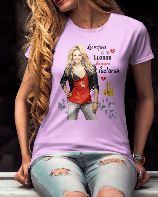 Polera  Shakira - Las Mujeres Facturan