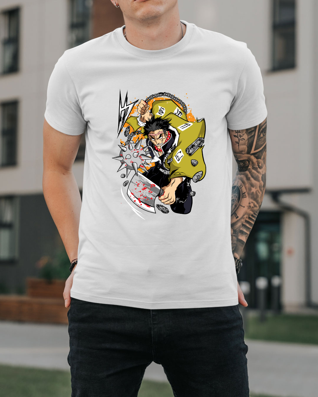 Anime - Demon Slayer - Pilar de Roca