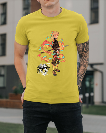 Polera Demon Slayer - Pilar de Fuego