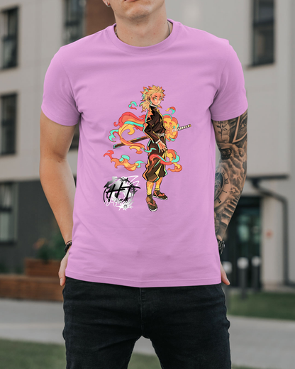 Polera Demon Slayer - Pilar de Fuego