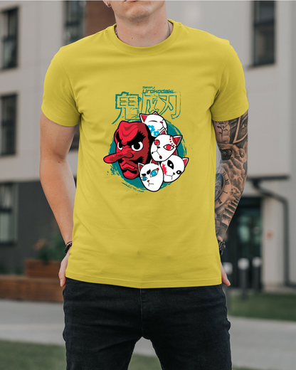 Polera Demon Slayer - Máscara Okina