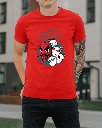 Polera Demon Slayer - Máscara Okina