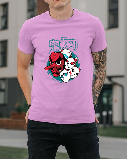 Polera Demon Slayer - Máscara Okina