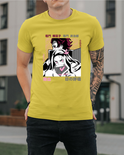 Polera Demon Slayer - Tanjiro y Nezuko