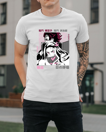 Polera Demon Slayer - Tanjiro y Nezuko