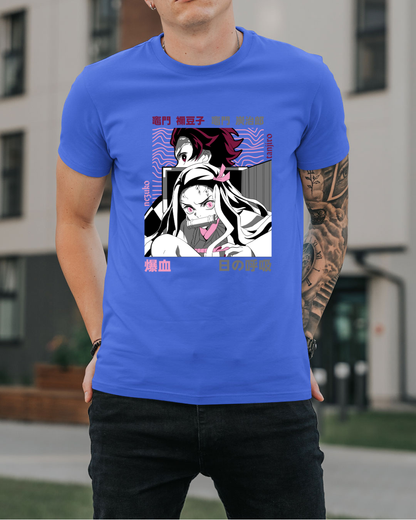 Polera Demon Slayer - Tanjiro y Nezuko