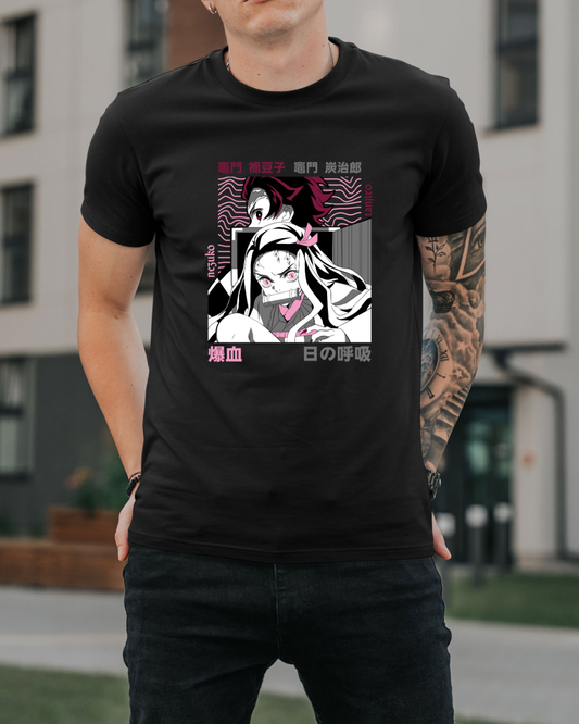 Polera Demon Slayer - Tanjiro y Nezuko