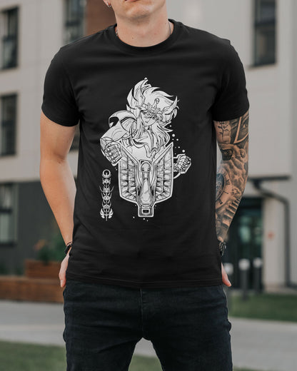 Polera Caballeros del Zodiaco - Hyoga de Cisne