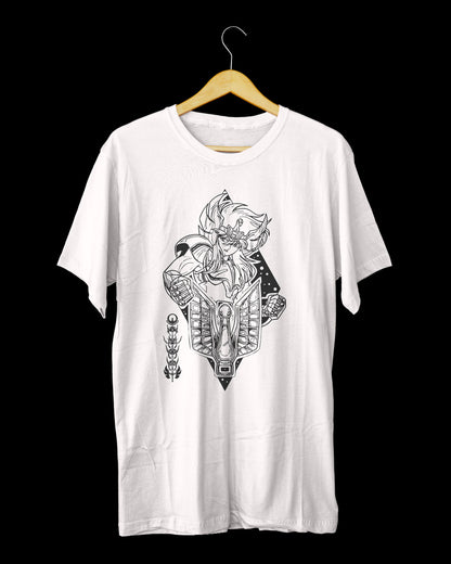 Polera Caballeros del Zodiaco - Hyoga de Cisne