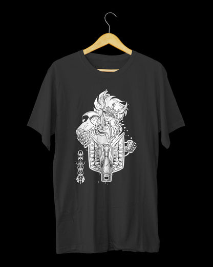 Polera Caballeros del Zodiaco - Hyoga de Cisne