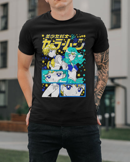 Polera Sailor Moon - Sailor Urano y Seilor Neptuno