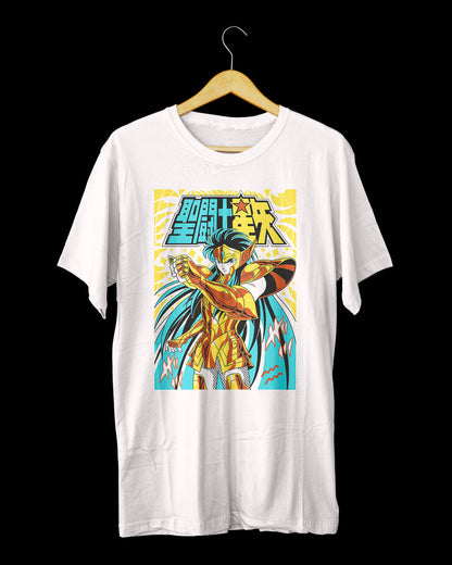 Polera Caballeros del Zodiaco - Camus de Acuario