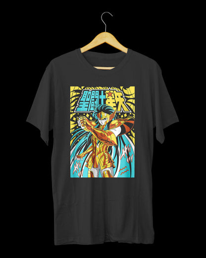 Polera Caballeros del Zodiaco - Camus de Acuario