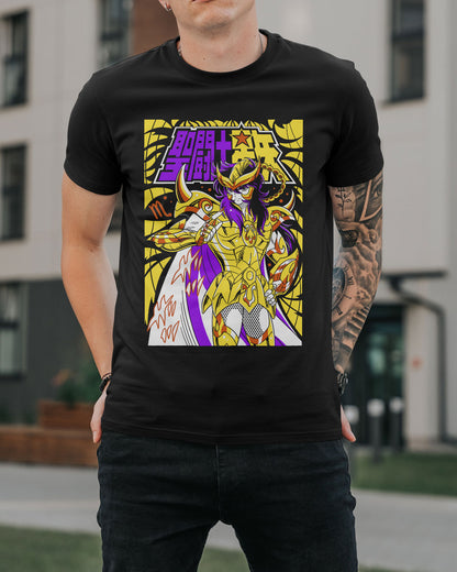 Polera Caballeros del Zodiaco - Milo de Escopio