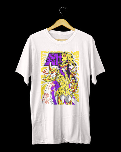 Polera Caballeros del Zodiaco - Milo de Escopio