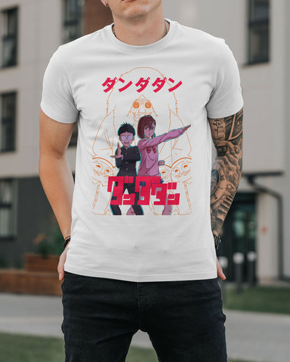 Polera Dandadan - Okarun & Momo y la Turbo Abuela