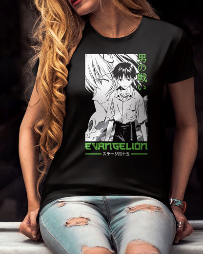 Polera Evangelion - Shinji & Rei