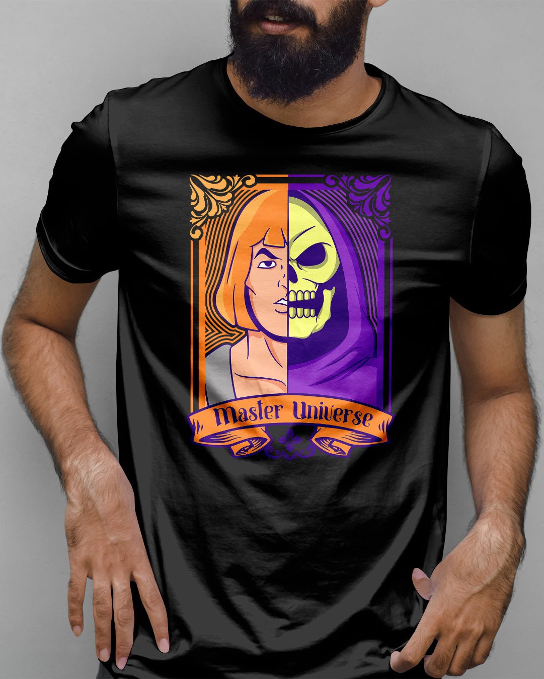 Cartoon - He - Man y Skeletor face - Flag22 Store